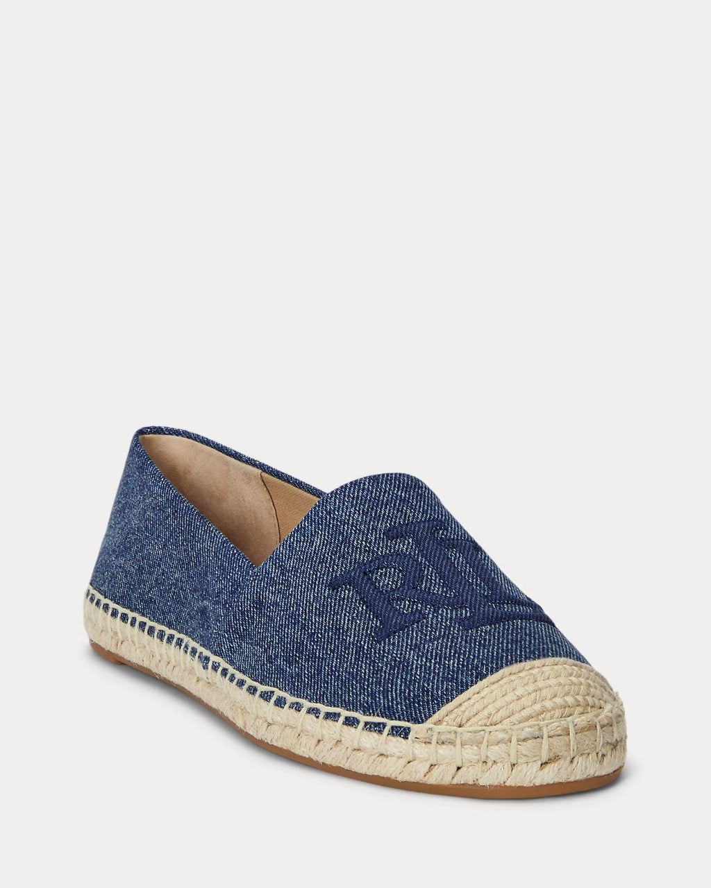 Cameryn Washed Denim Espadrille - - Blue