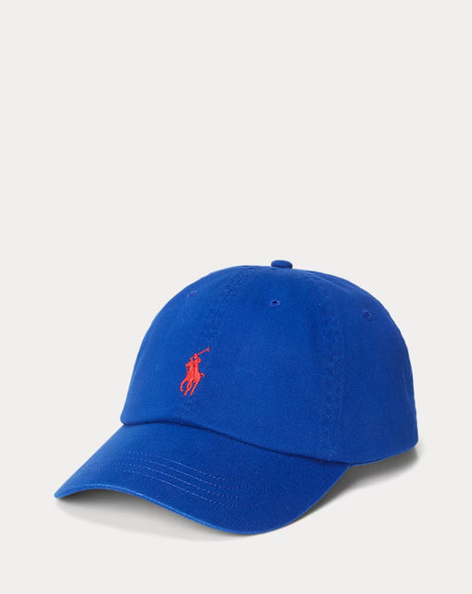 The Iconic Cotton Chino Ball Cap - - Royal blue
