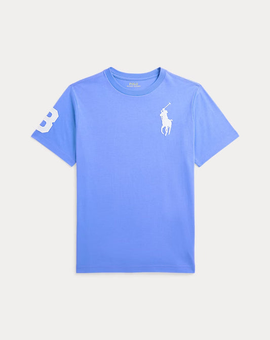 Big Pony Cotton Jersey Tee - - Blue