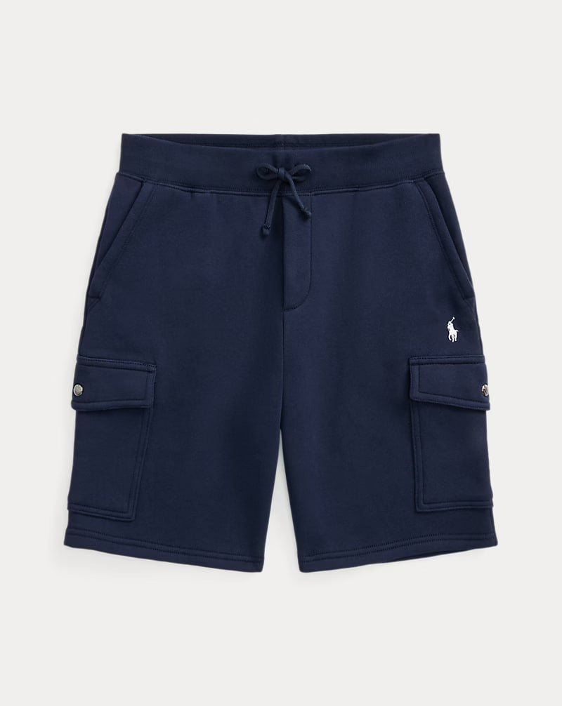 Fleece Cargo Short - - Navy