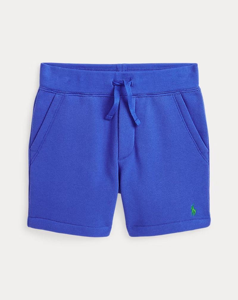 Fleece Drawstring Short - - Blue