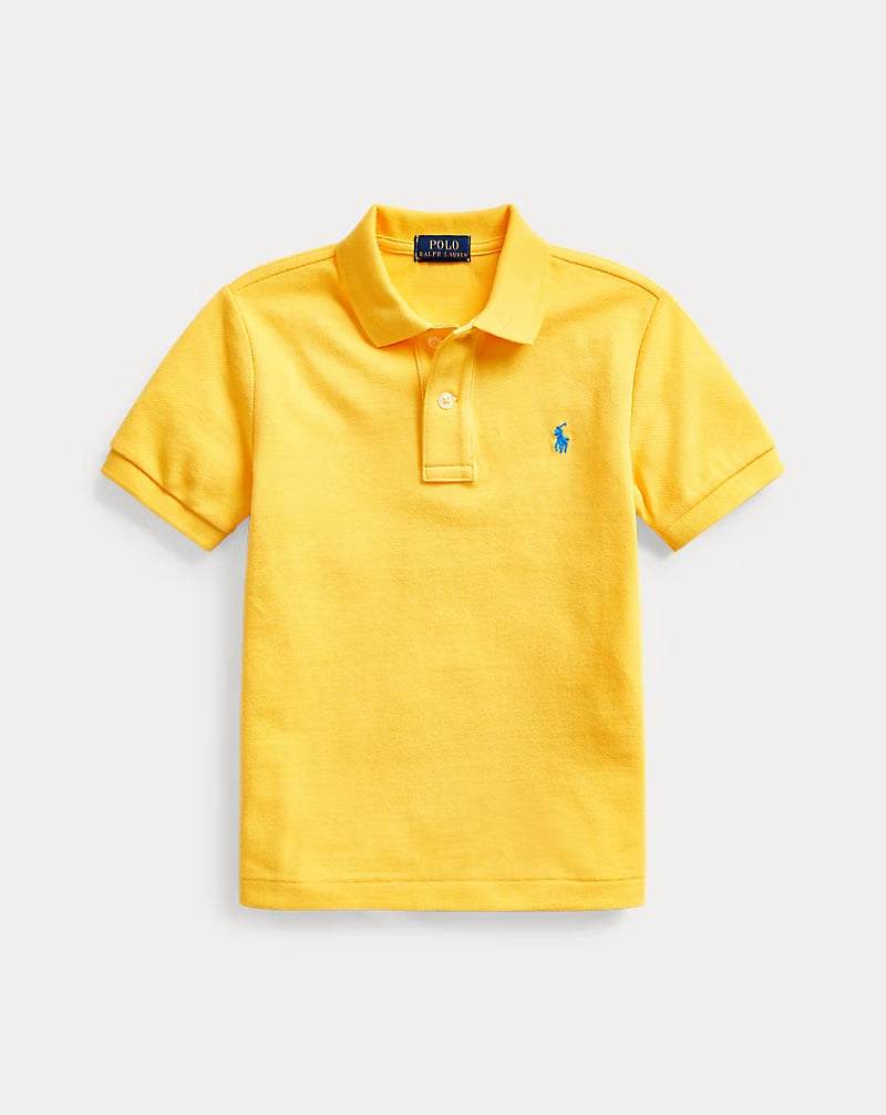 The Iconic Mesh Polo Shirt 2-7 - - Yellow