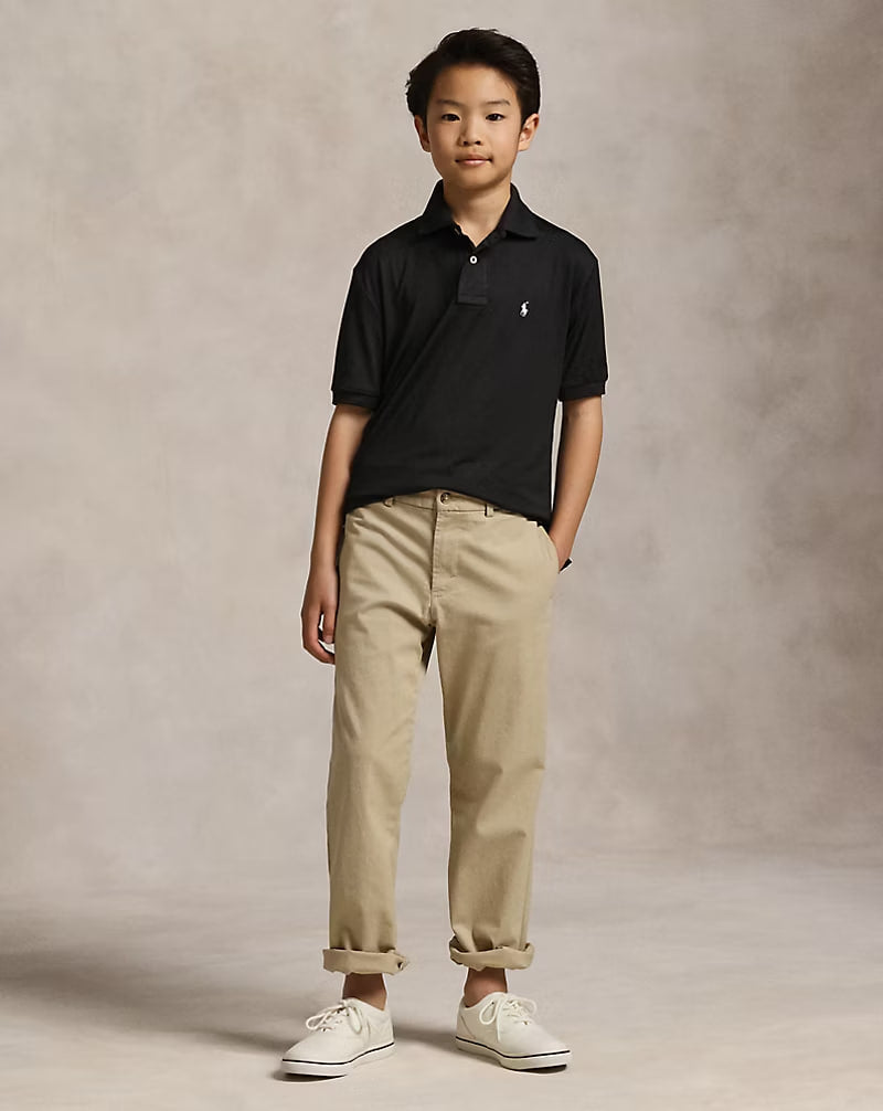 Straight Fit Flex Abrasion Twill Pant 8-20 - - khaki