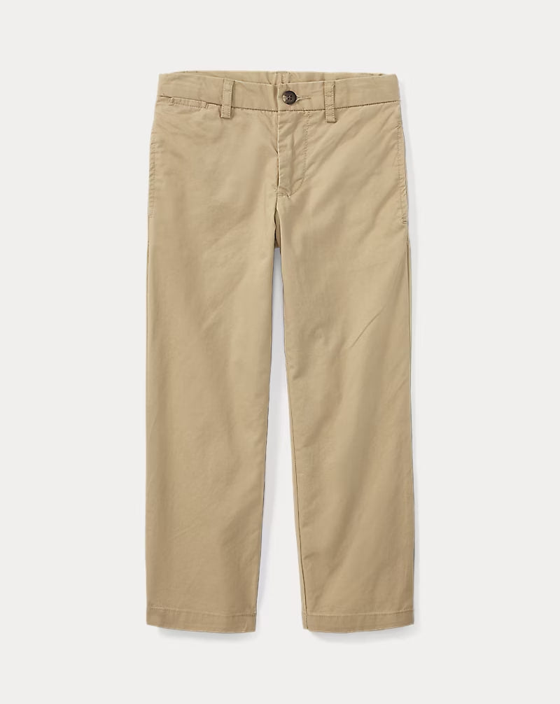 Straight Fit Flex Abrasion Twill Pant 2-7 - - khaki