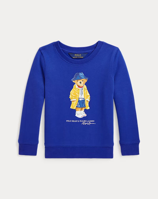 Polo Bear Fleece Sweatshirt 2-6 - - Royal blue