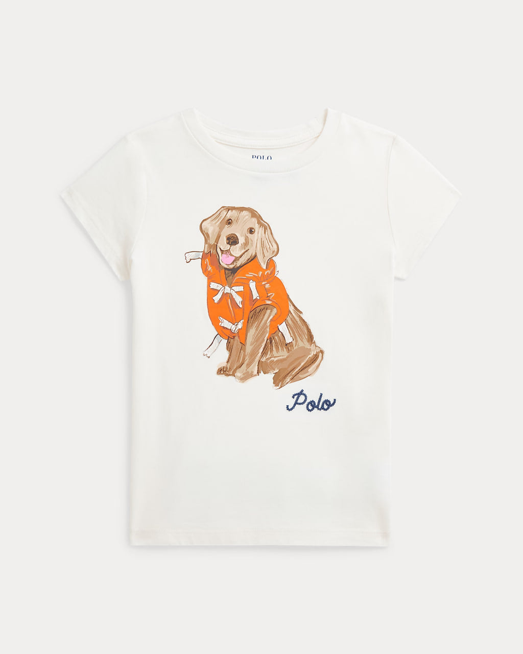 Dog-Print Cotton Jersey Tee 2-6 - - White