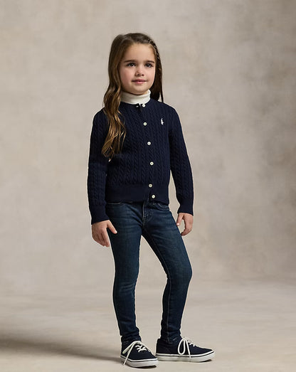 Aubrie Denim Legging 2-6 - - Denim