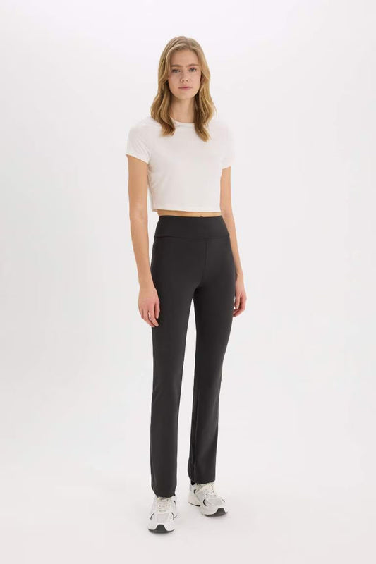DeFactoFit Flare Fit Standard Length Sweatpants - - anthracite