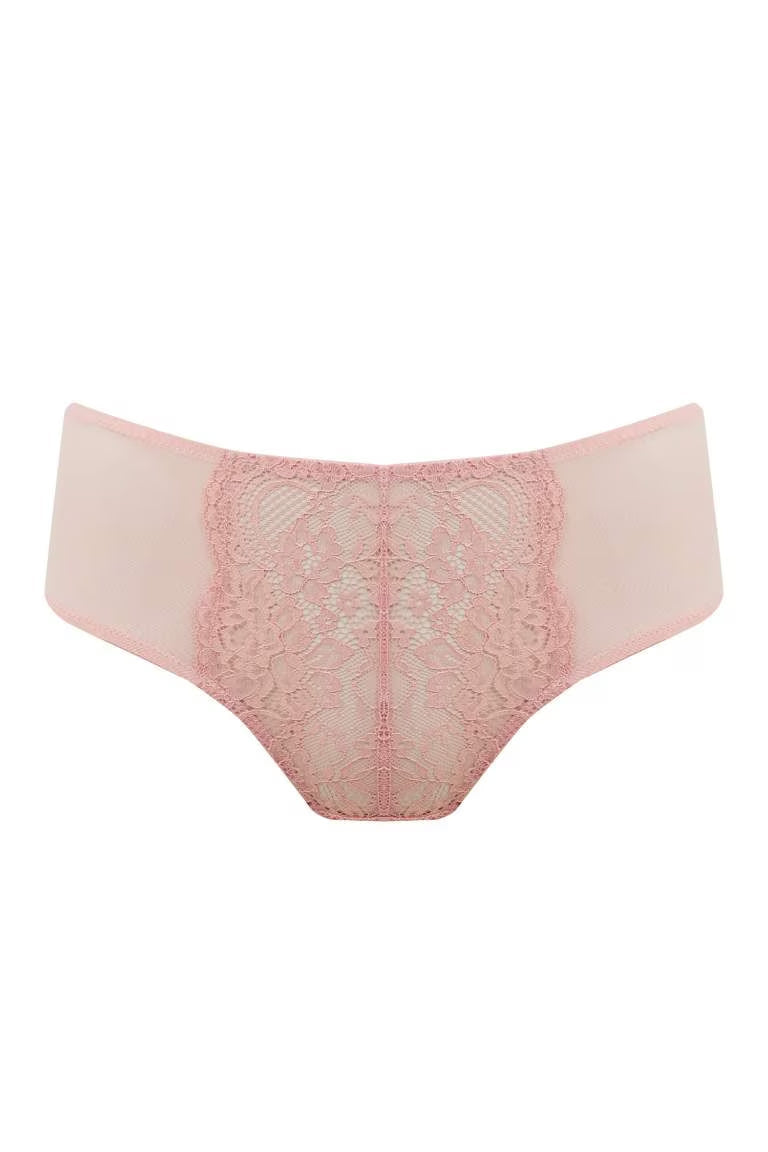 Fall in Love Lace Detailed Slip Panty - - Rose
