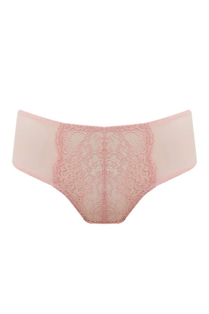Fall in Love Lace Detailed Slip Panty - - Rose