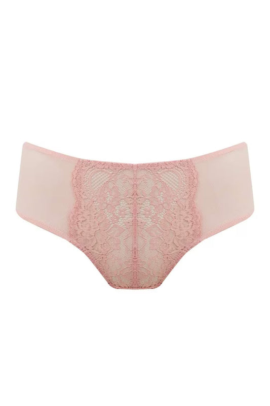 Fall in Love Lace Detailed Slip Panty - - Rose