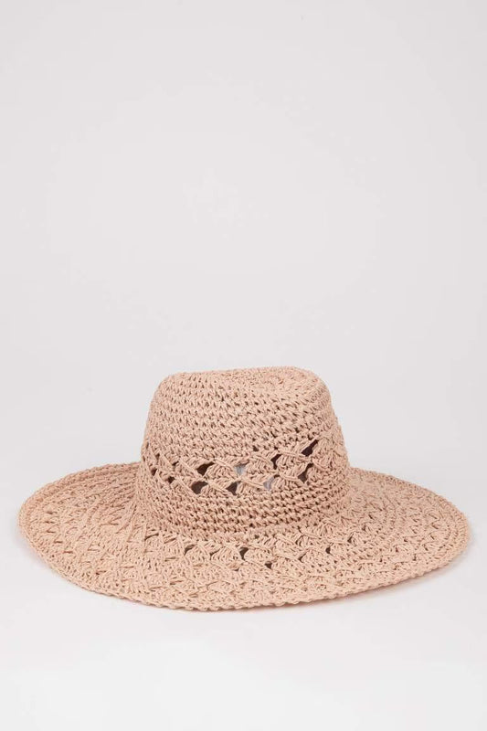 Woman Straw Hat - - Beige