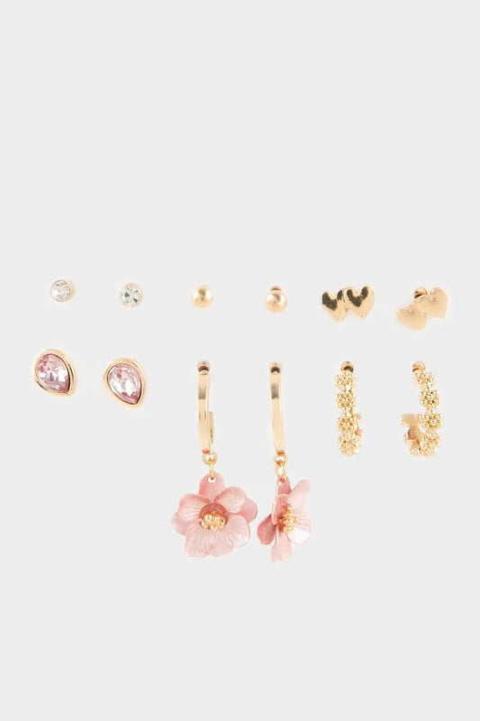Woman 6 Piece Earrings - -