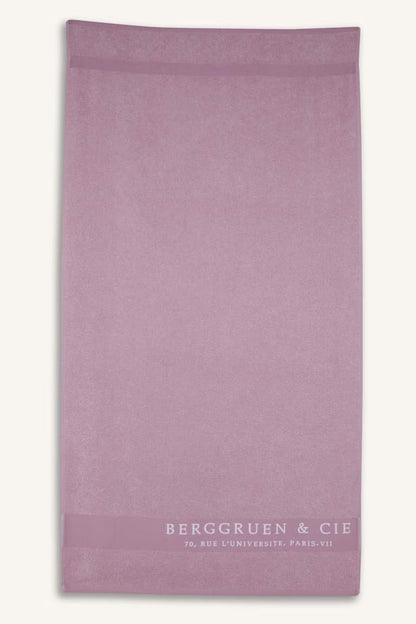 Printed Cotton Towel - - Purple