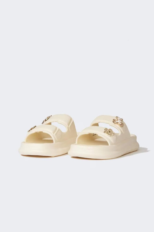 Woman Flat Sole Eva Slippers - -