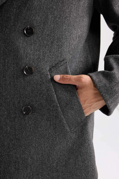 Slim Fit Coat - -