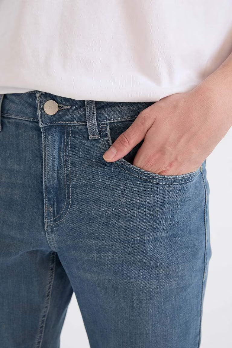 Carlo Skinny Fit Extra Slim Fit Regular Waist Jeans - -