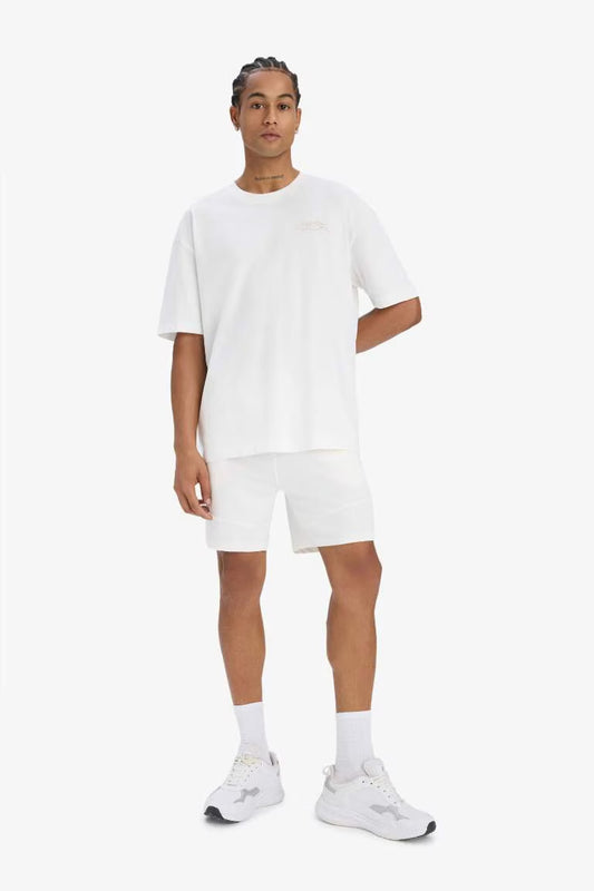 DeFactoFit Standard Fit Sports Waist Tied Shorts - - Ecru