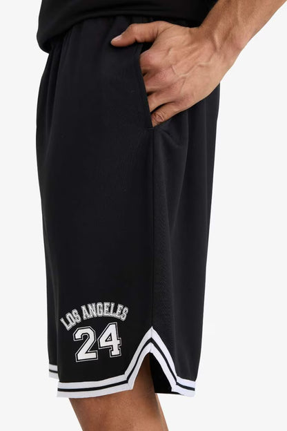 DeFactoFit Fast Drying Standard Fit Sports Heavy Fabric Shorts - -