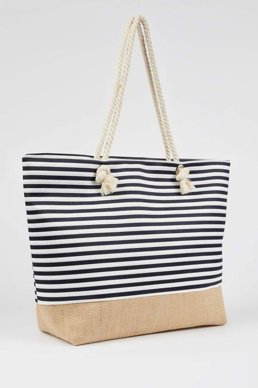 Women Shoulder Bag - - Striped
