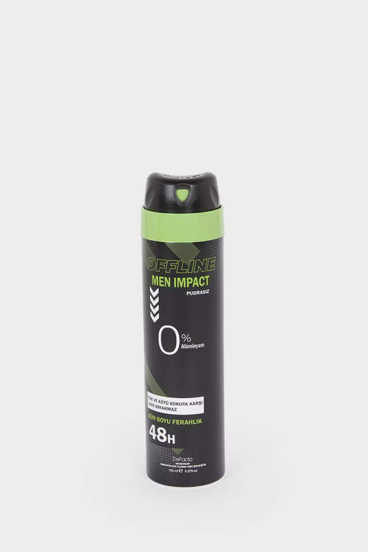 Defacto Abstract Man Impact Aromatic 150 ml Man Deodorant - - GRAY