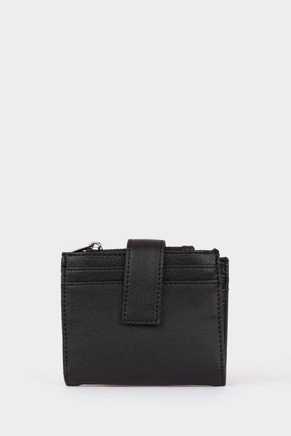 Man Faux Leather Wallets - -