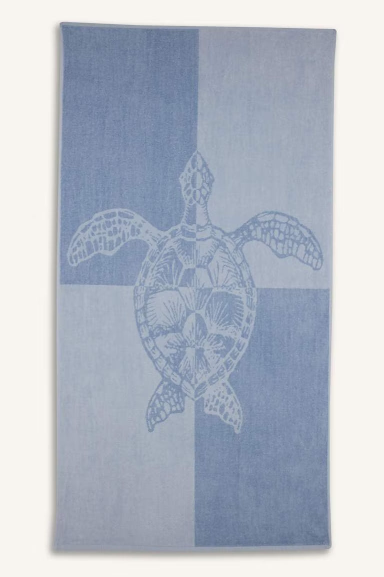 Boy Cotton Beach Towel - - sky