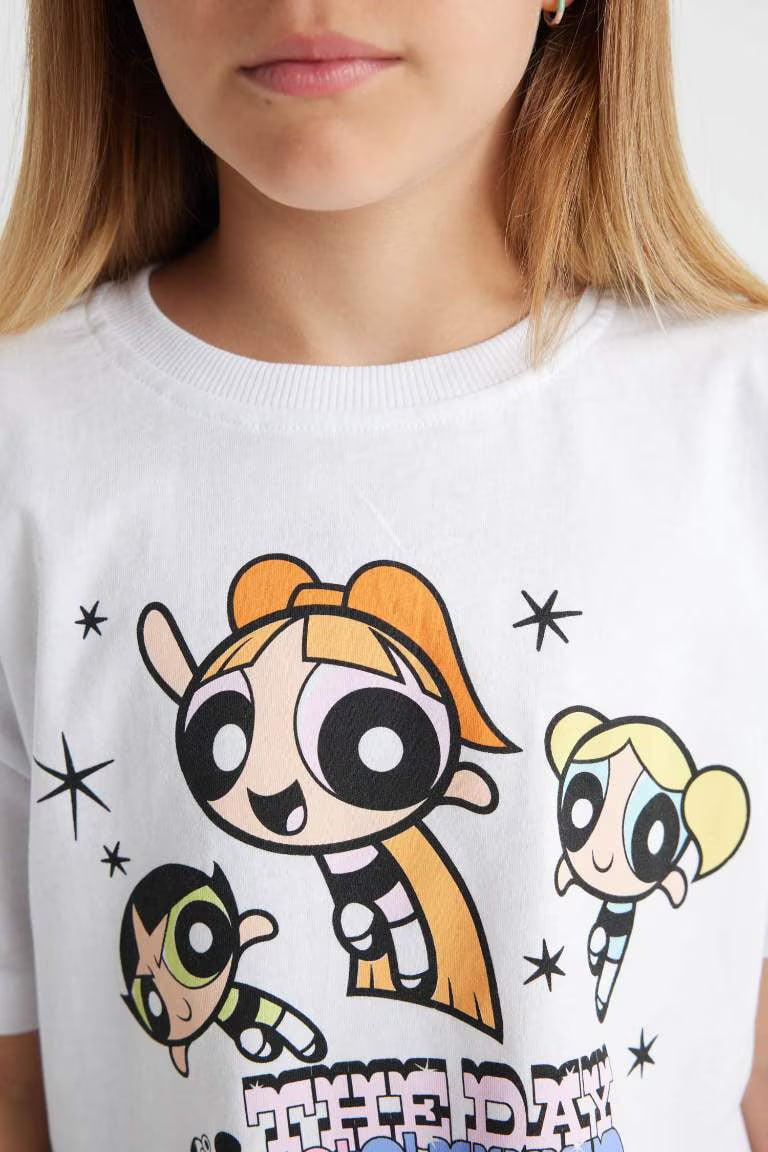 Girl PowerPuff Girls Short Sleeve T-Shirt - -