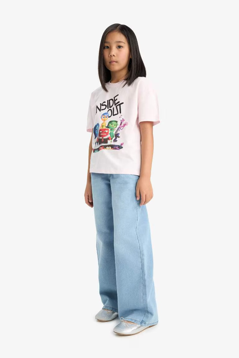 Girl Relax Fit Crew Neck T-Shirt - -