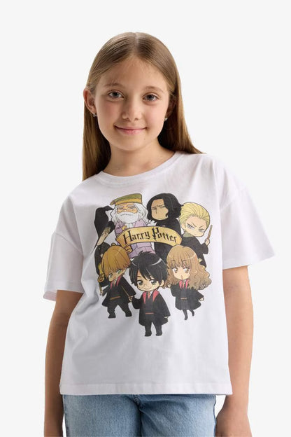 Girl Harry Potter Relax Fit Crew Neck T-Shirt - -