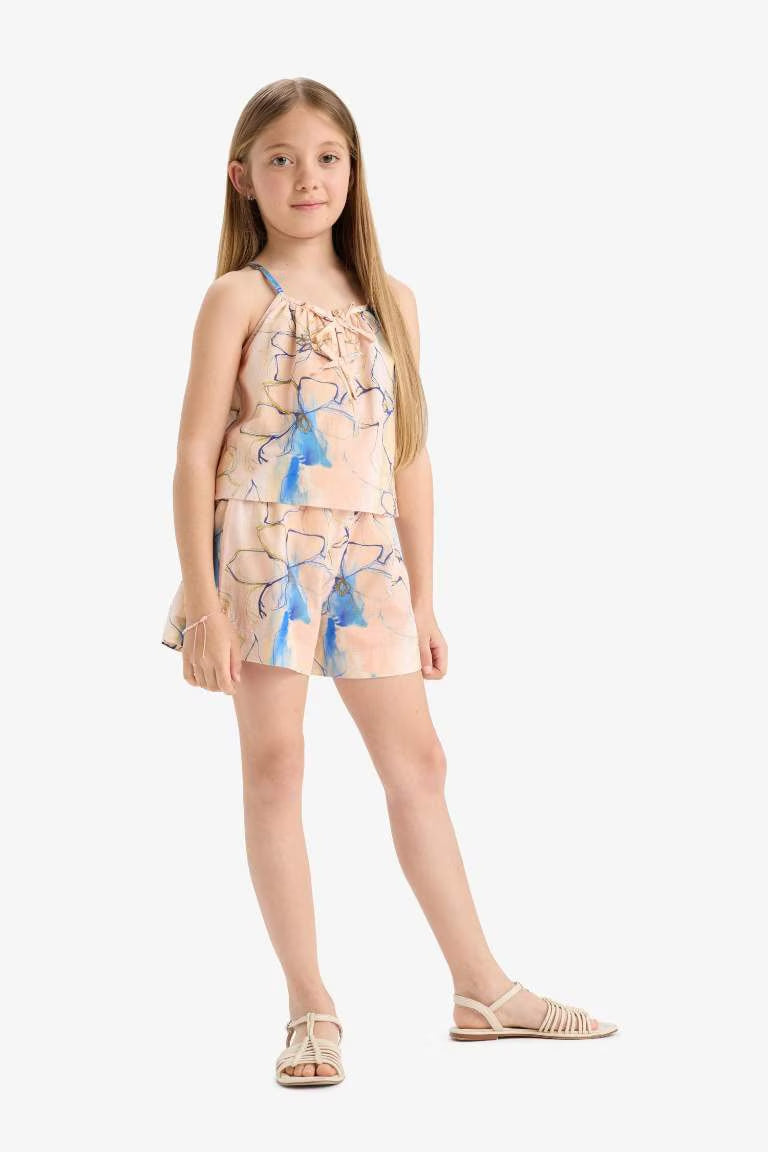 Girl Short Sleeve Blouse - -