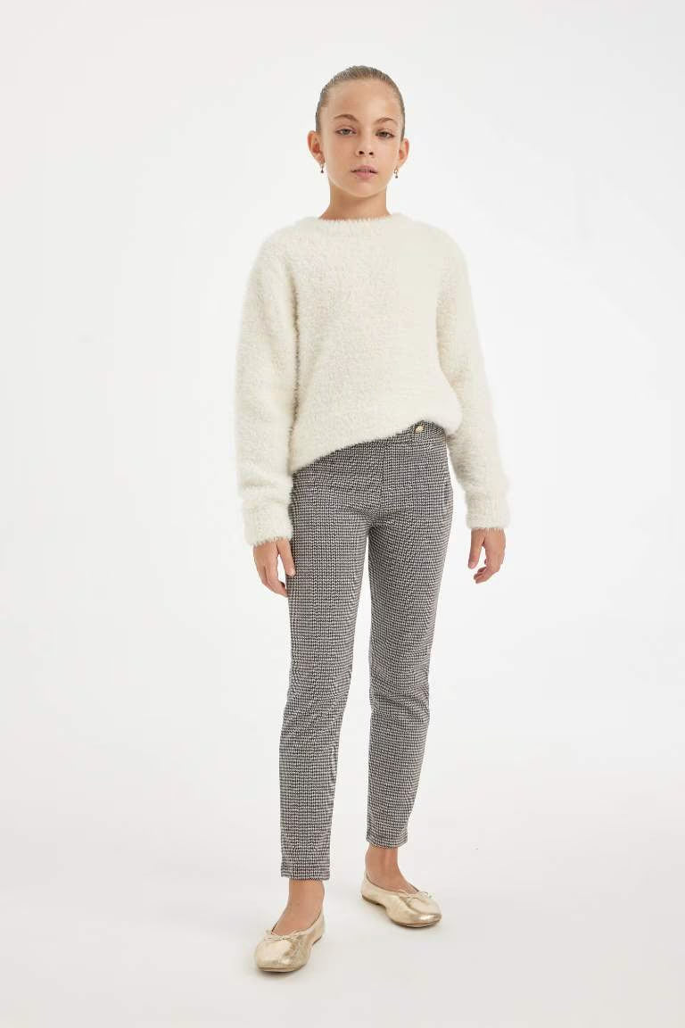 Girl Basic Standard Length Leggings - - Heather