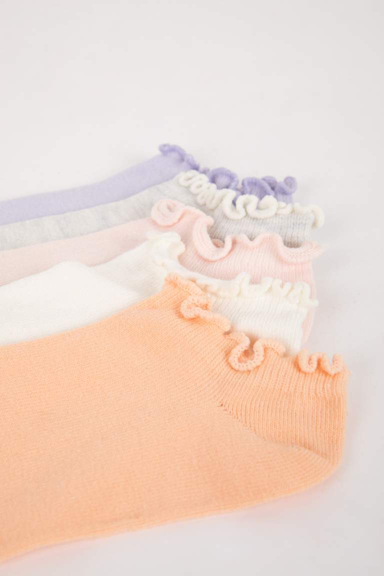 Girl 5 Piece Short Socks - -