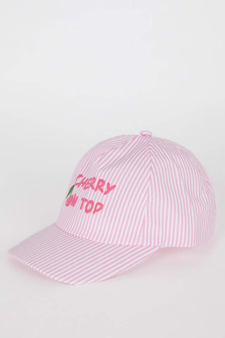 Girl Striped Cap - -