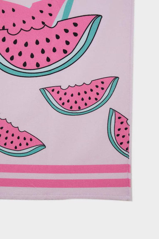 Baby Girl Patterned Towel - -