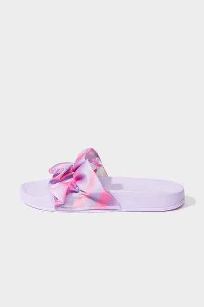 Girl Flat Sole Single Band Eva Slippers - -