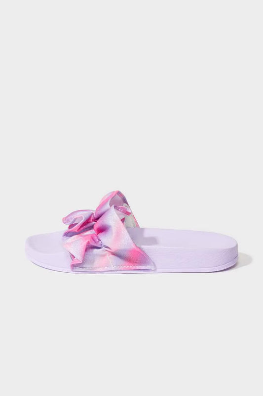 Girl Flat Sole Single Band Eva Slippers - -