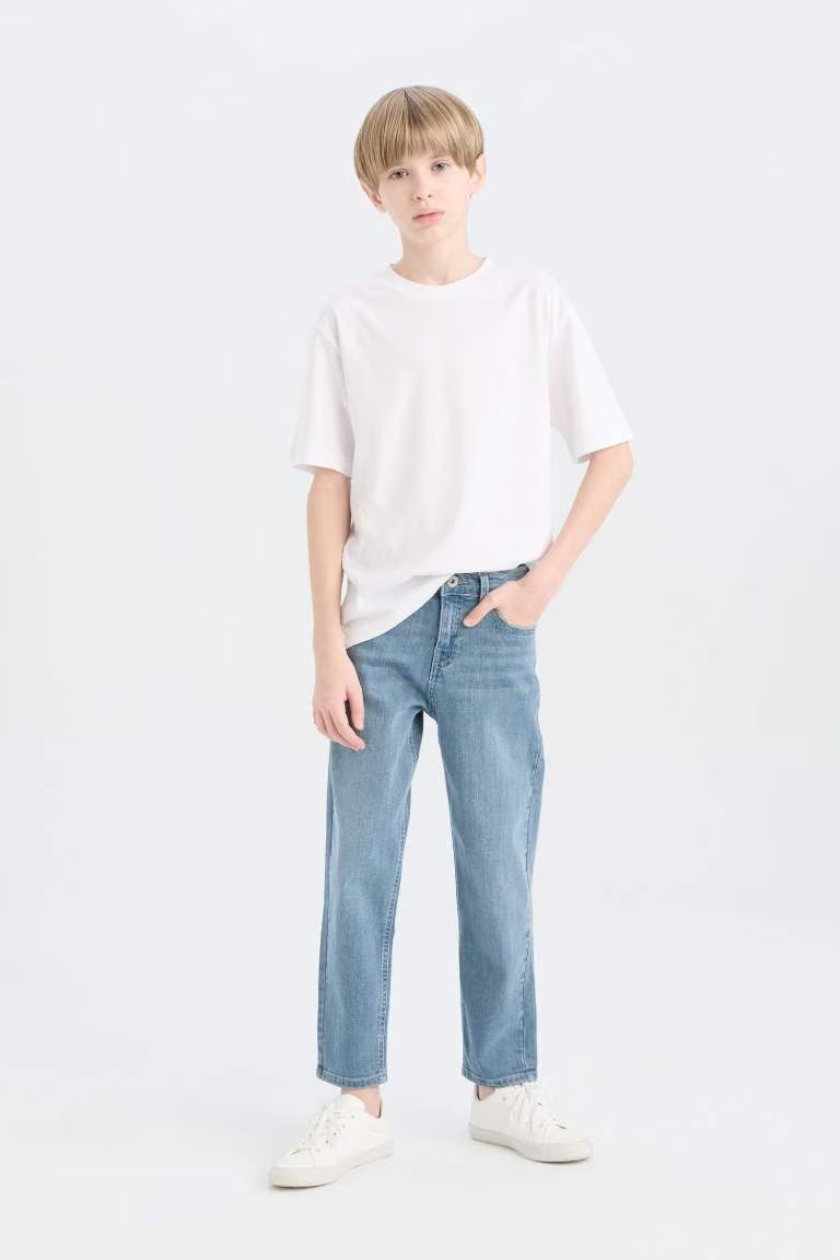 Boy Straight Fit Straight Leg Jeans - -