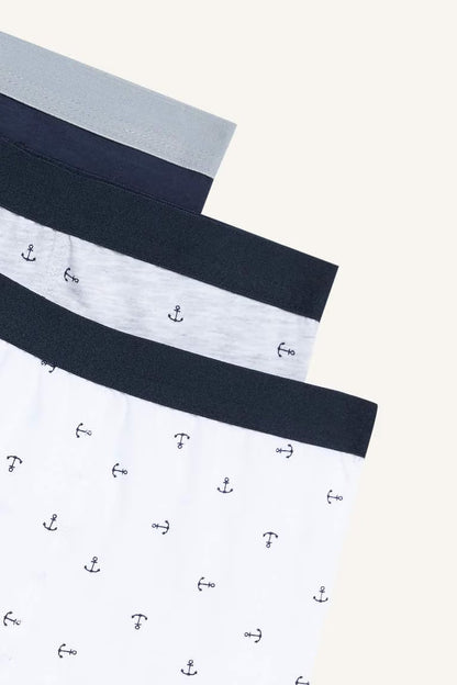 Boy Patterned 3 Piece Boxers - -