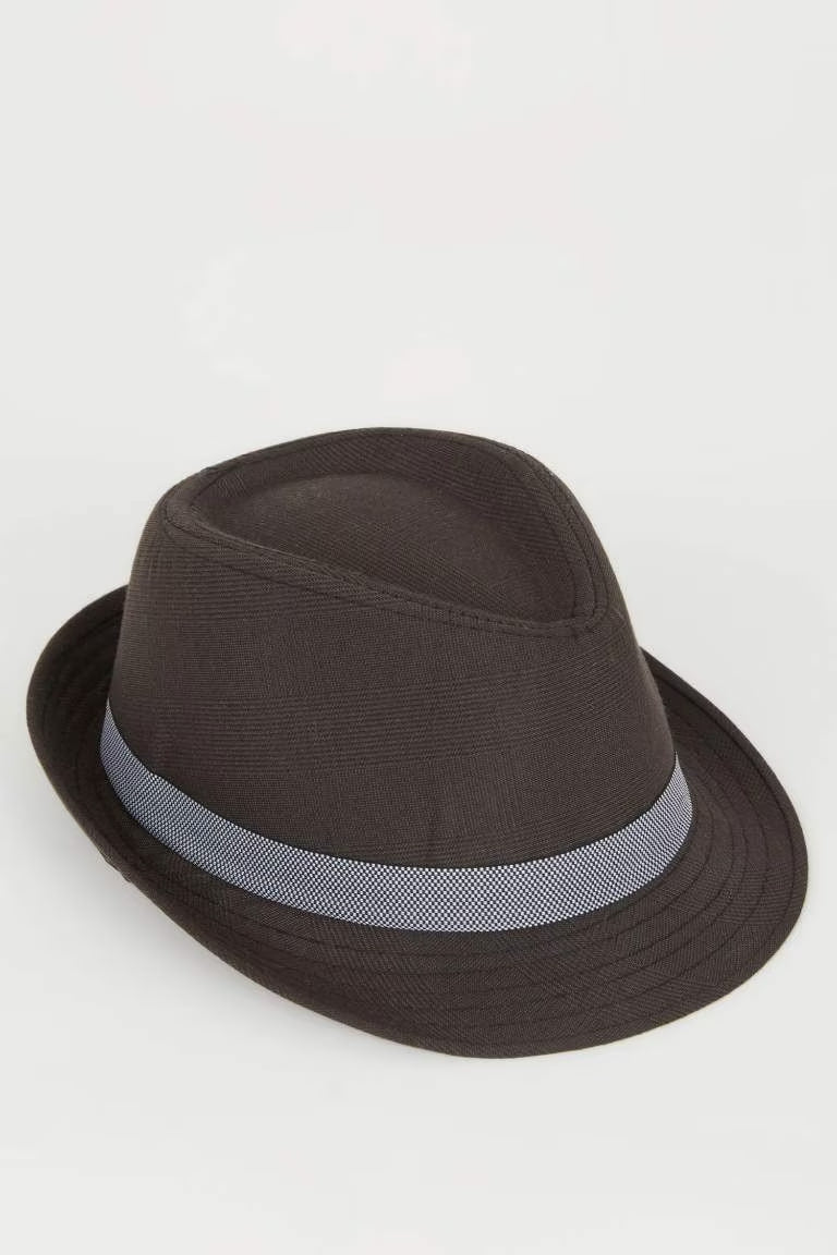 Boy Cotton Fedora Hat - -