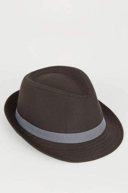 Boy Cotton Fedora Hat - -