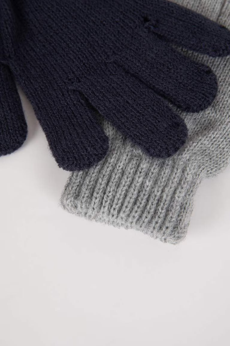 Boy Knitwear 2 piece Gloves - -