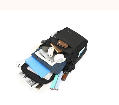 COOLBEL Black Multi-Purpose USB Backpack - -