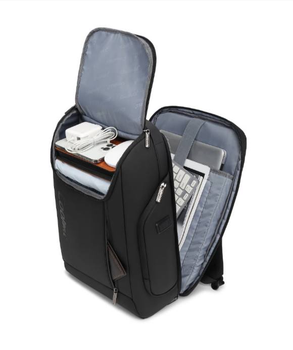 COOLBEL Black Multi-Purpose USB Backpack - -