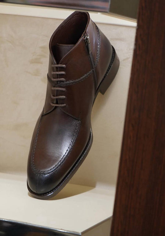 Leather footwear - - Brown
