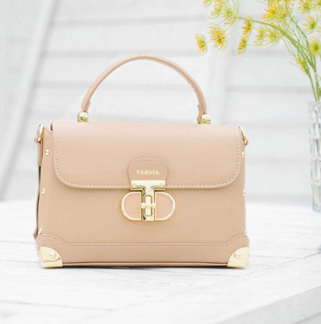 Women bag - - Beige