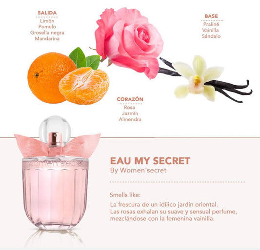 WOMEN'SECRET Eau My Secret Eau de Toilette 100ml + Body Lotion 200ml - - 100 ml + 200 ml