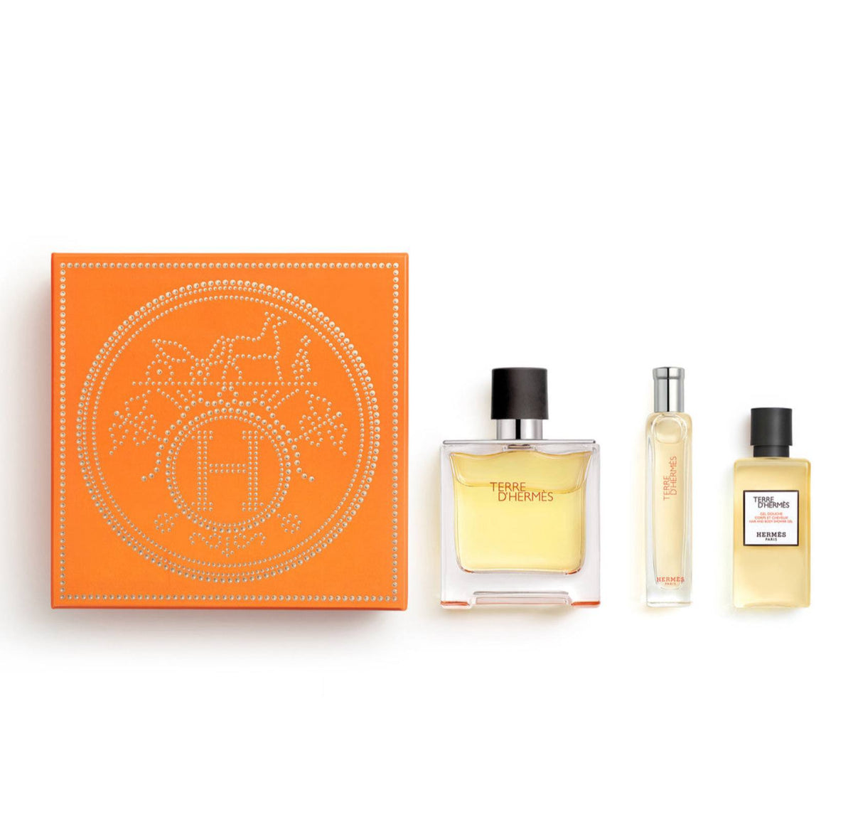 HERMÈS Terre d'Hermès Pure Perfume Gift Set 75ml + 15ml + 40ml - - 75ml + 15ml + 40ml