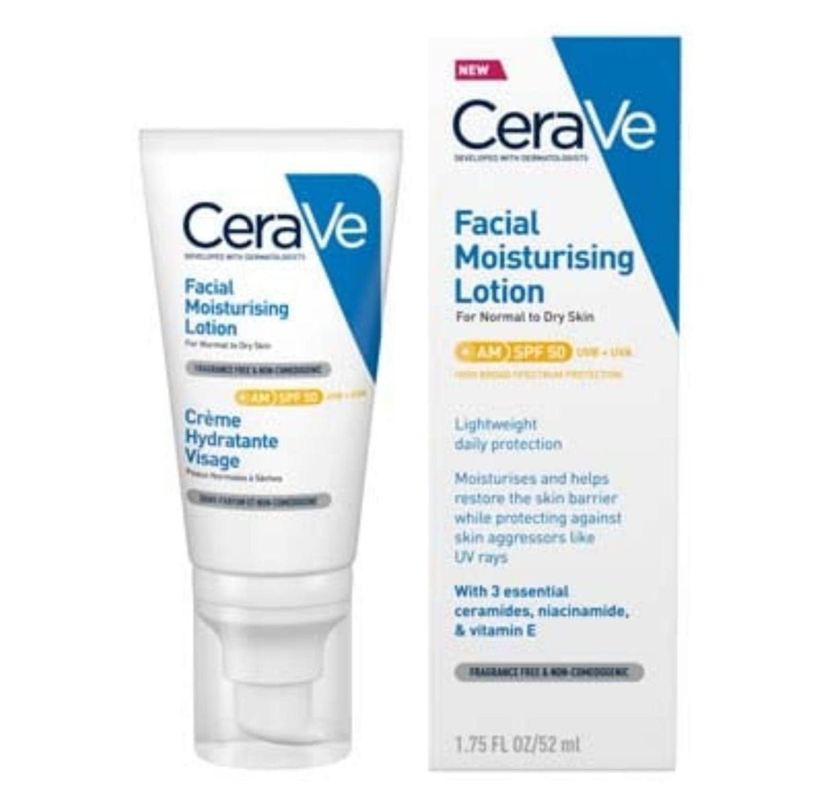 CeraVe Moisturizing Cream SPF 50 ml - -