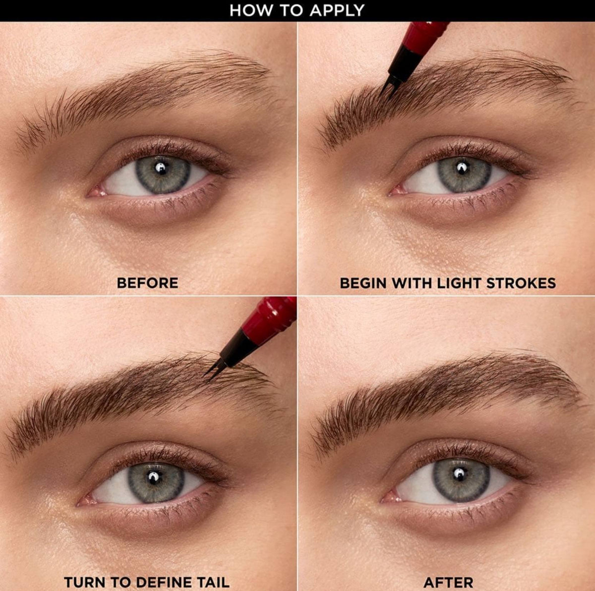 LOREAL Faux Brow HAIR-LIKE BROW FILLING PEN - -
